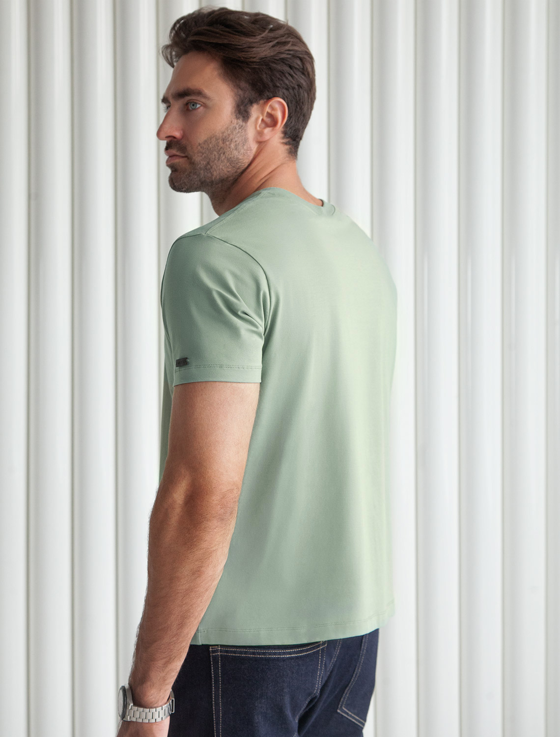 картинка Футболка мужская св.оливка_perfect от магазина Одежда+