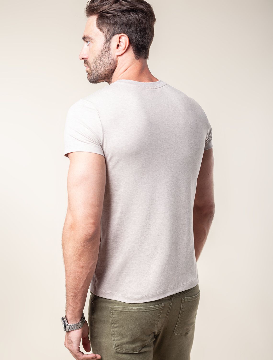 картинка Футболка мужская кофе меланж от магазина Одежда+