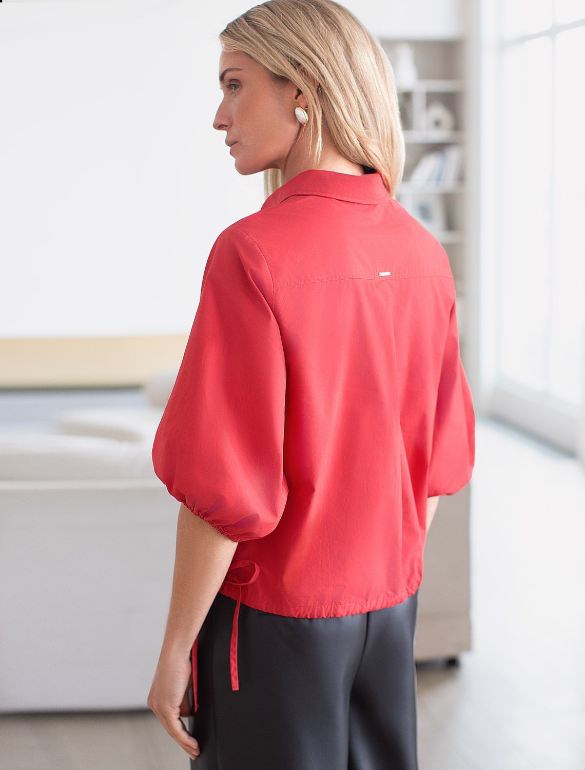 картинка Блузка женская темно-красный от магазина Одежда+