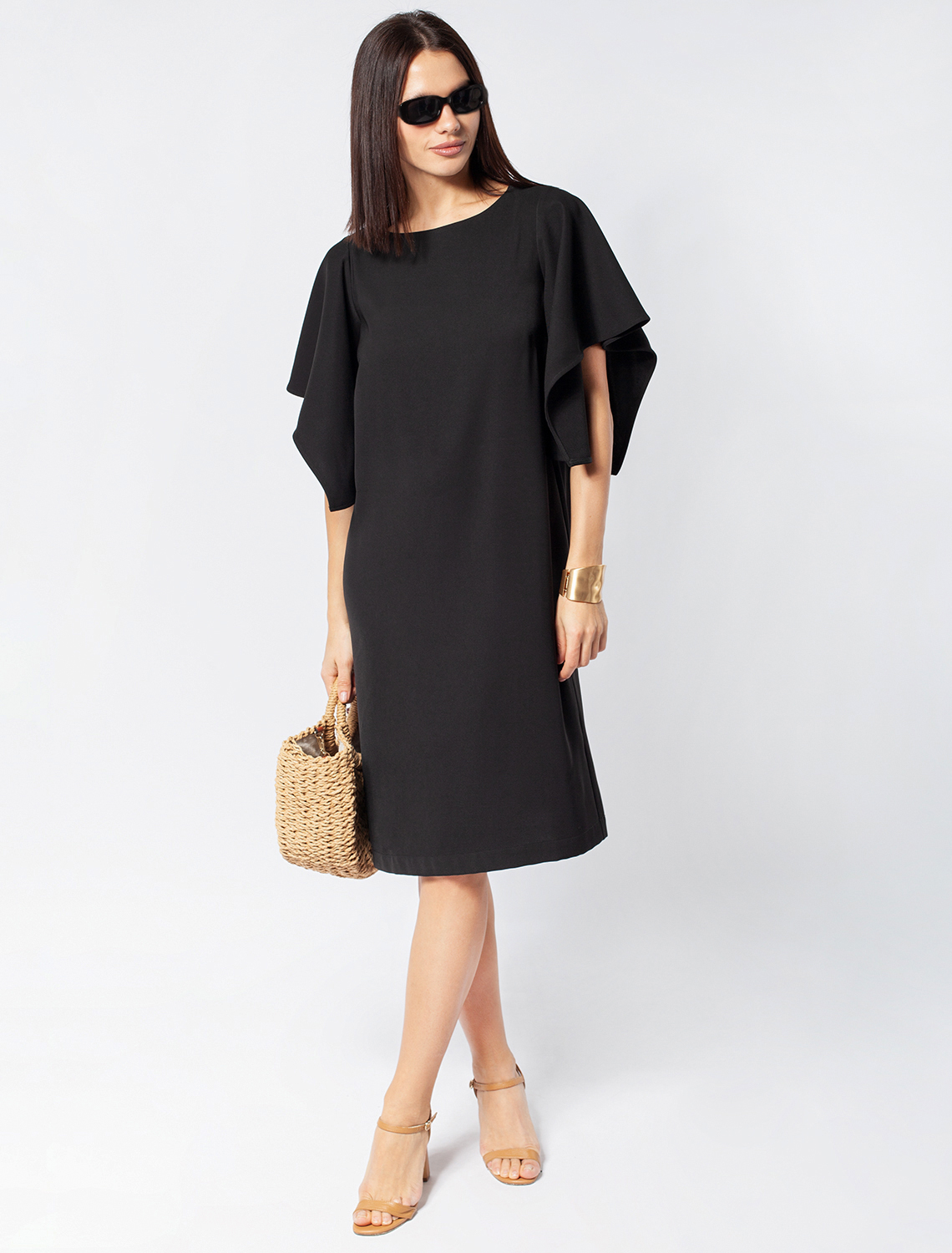 картинка Платье женское черный от магазина Одежда+