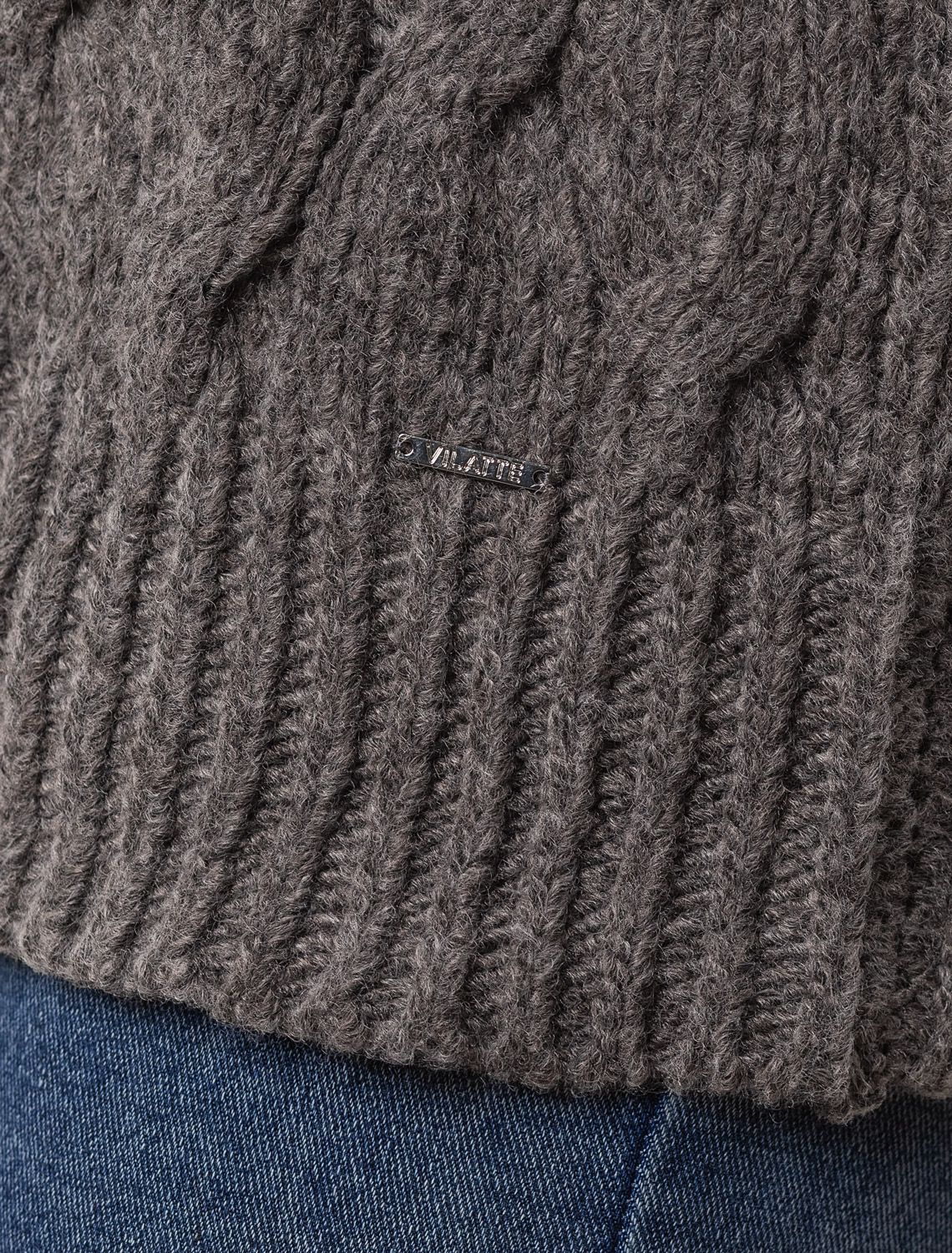 картинка Джемпер женский кофе меланж магазин Одежда+ являющийся официальным дистрибьютором в России 