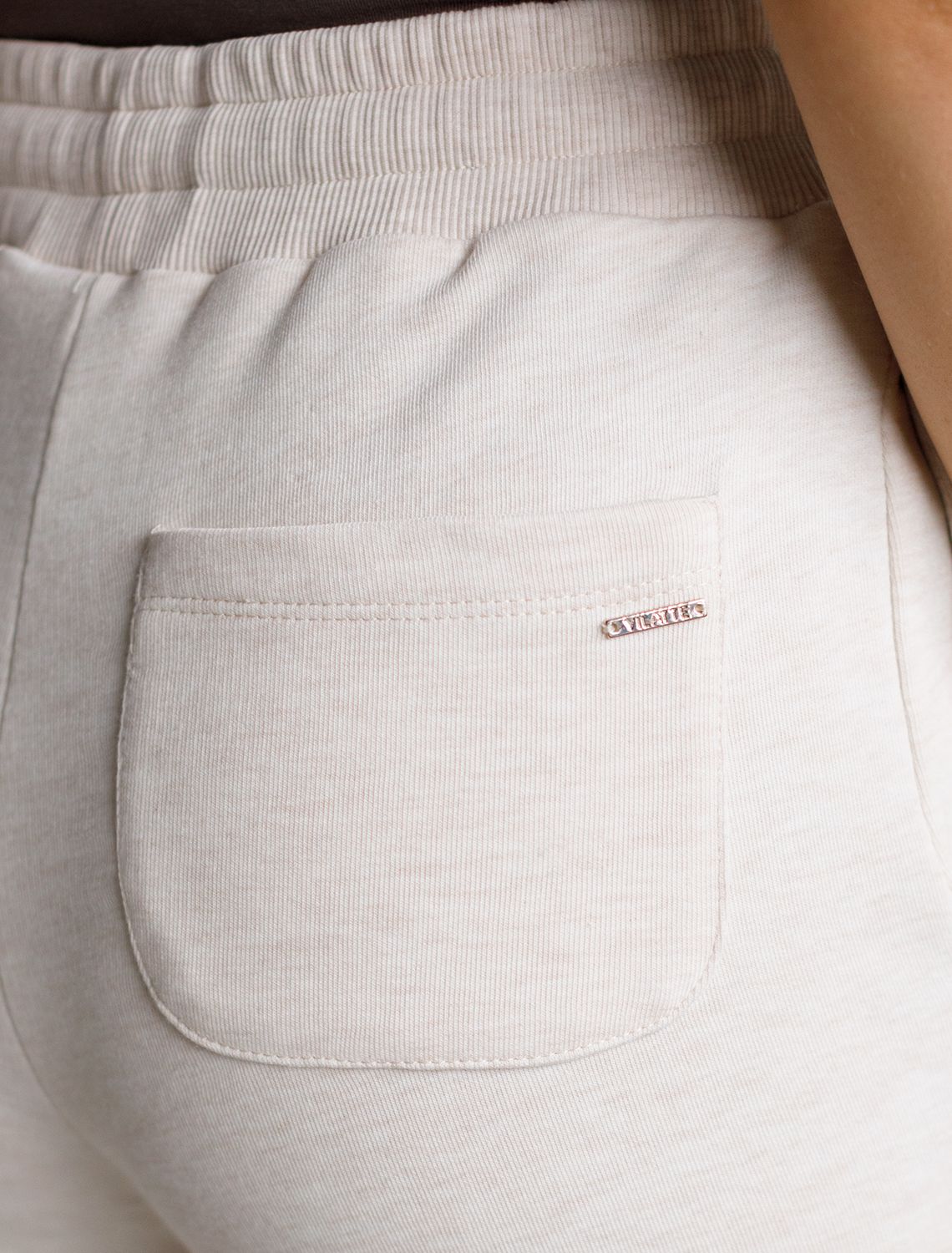 картинка Брюки женские бежевый меланж от магазина Одежда+