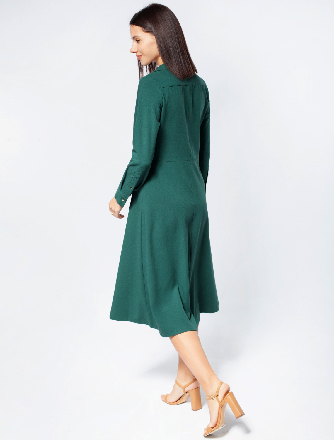 картинка Платье женское зеленый от магазина Одежда+