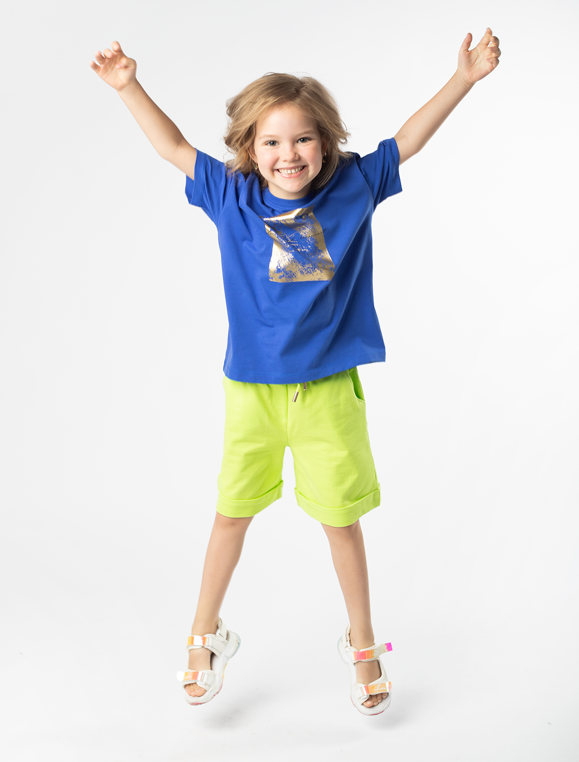 картинка Шорты трик для девочки неон от магазина Одежда+