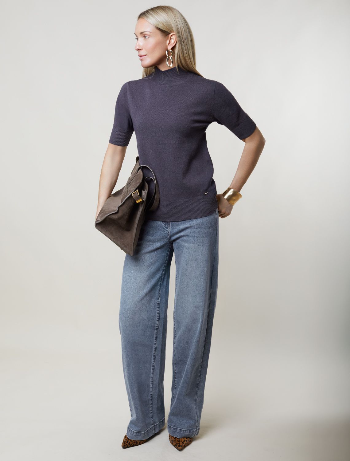 картинка Свитер женский серый меланж от магазина Одежда+