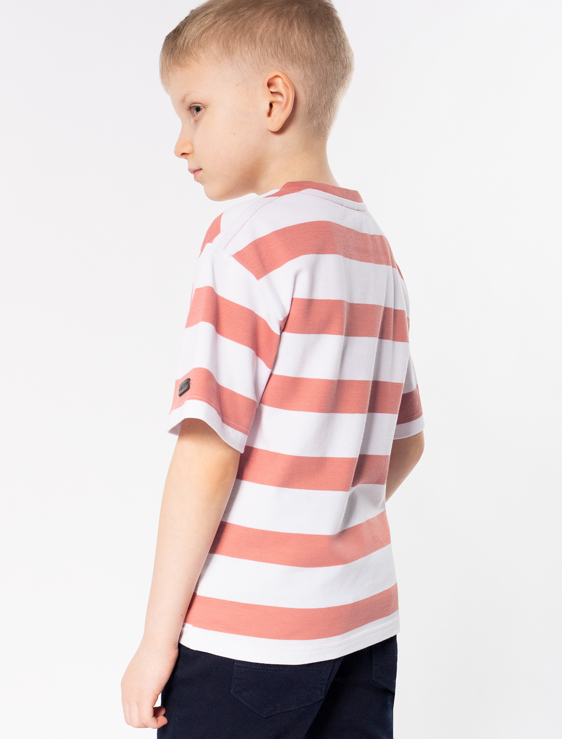 картинка Футболка для мальчика св.терракота-белый_adventure от магазина Одежда+