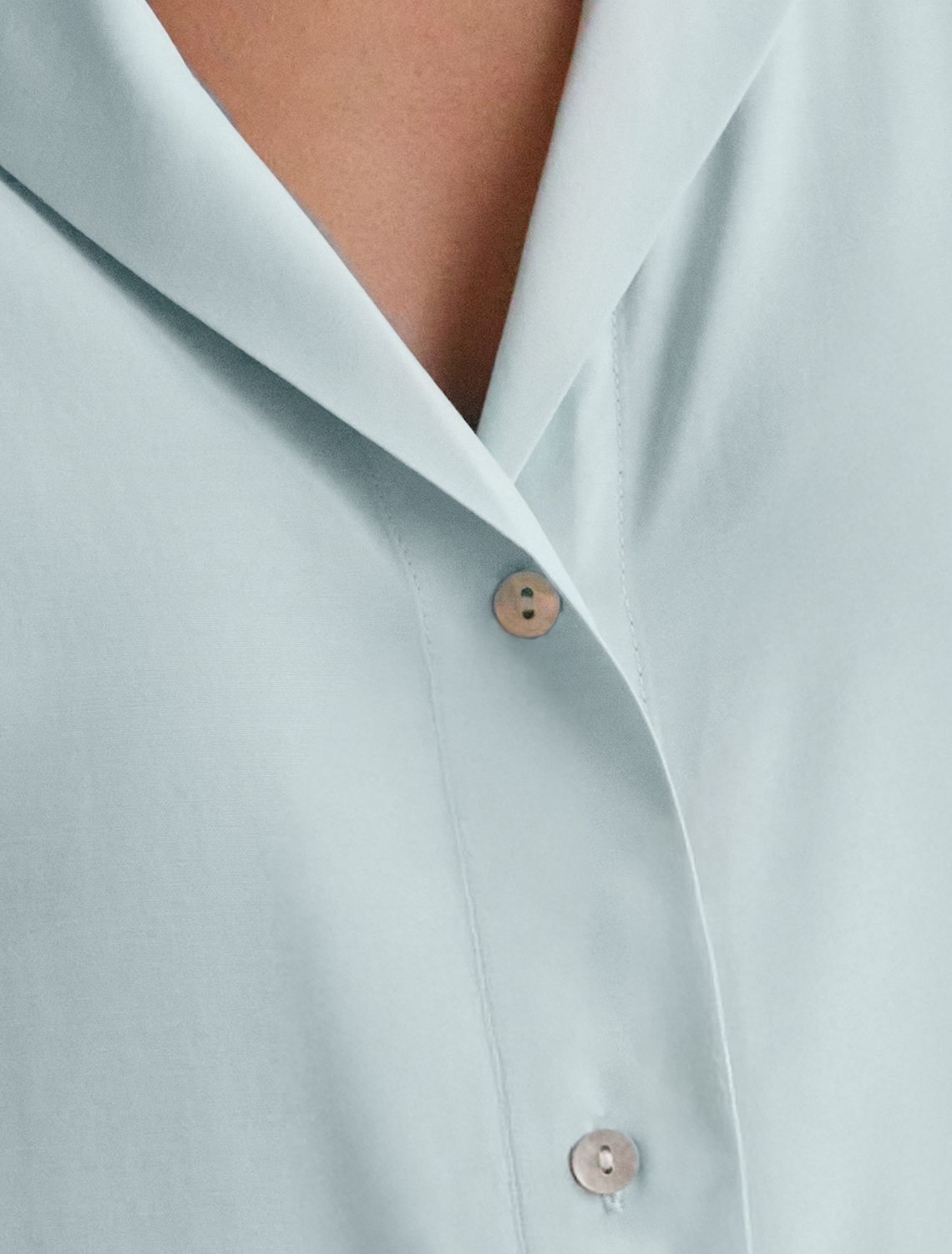 картинка Блузка женская светло-лазурный магазин Одежда+ являющийся официальным дистрибьютором в России 