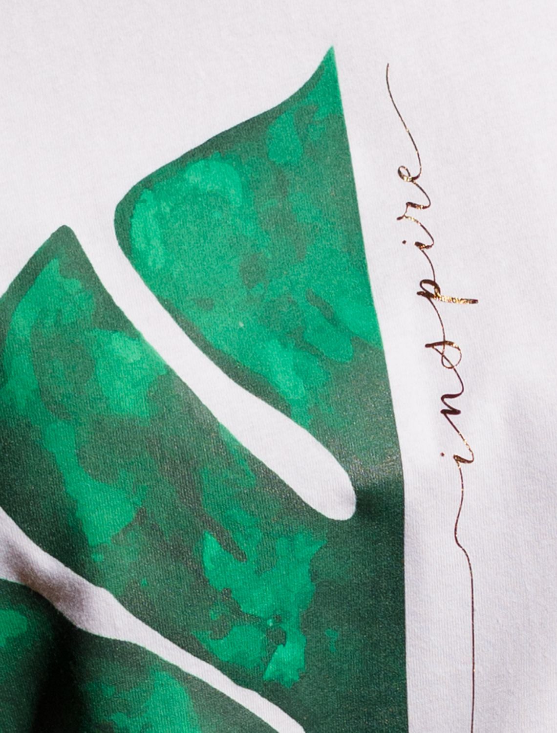 картинка Футболка женская белый_inspire магазин Одежда+ являющийся официальным дистрибьютором в России 