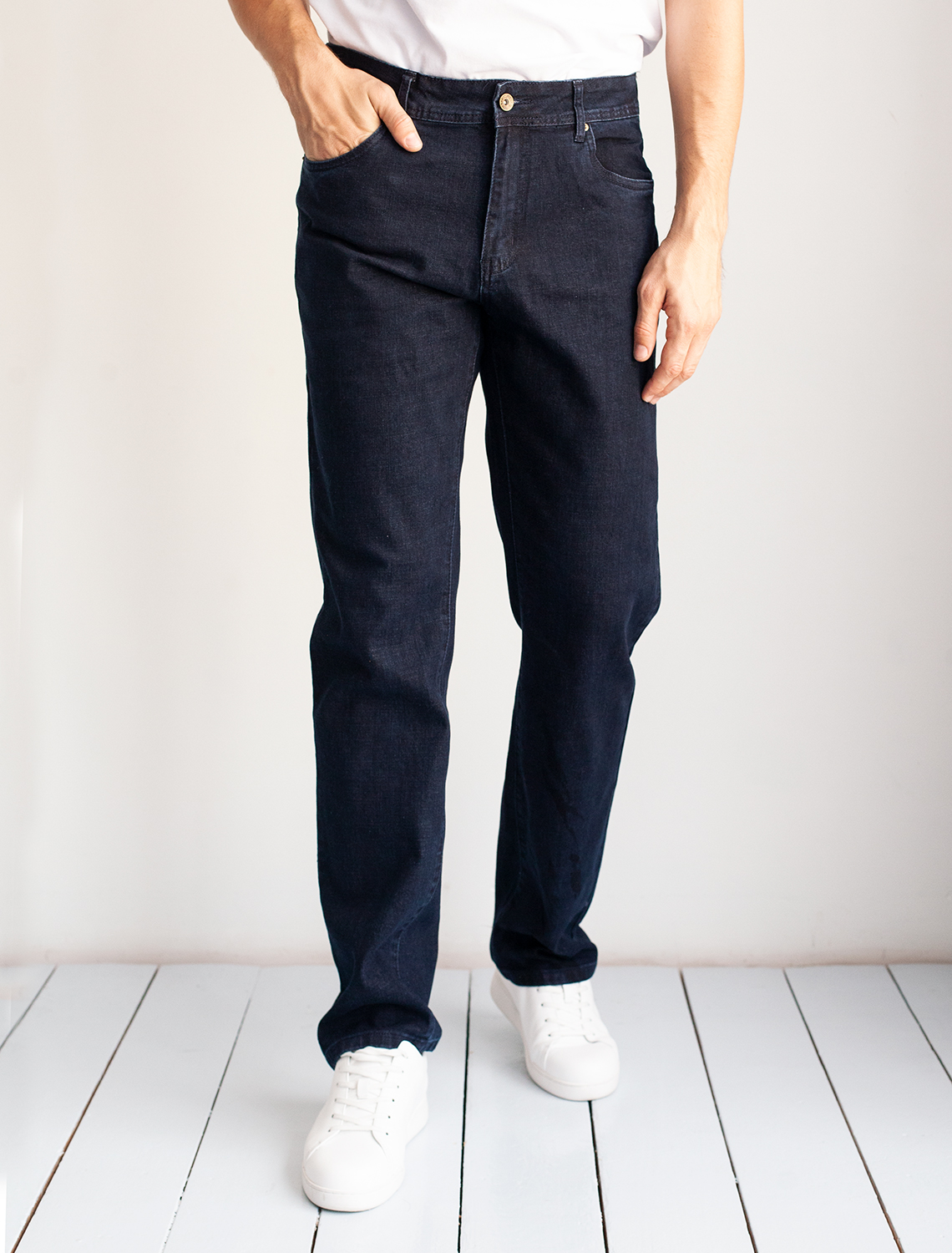 картинка Джинсы мужские синий от магазина Одежда+