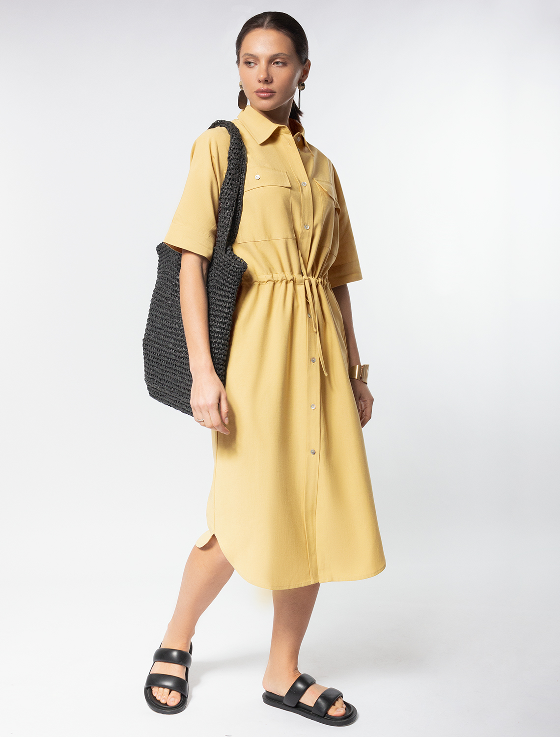 картинка Платье женское св. медовый магазин Одежда+ являющийся официальным дистрибьютором в России 