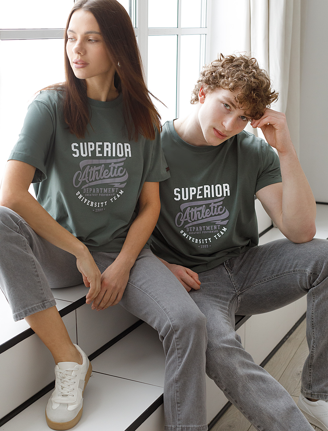 картинка Футболка мужская т.оливковый_athletic от магазина Одежда+