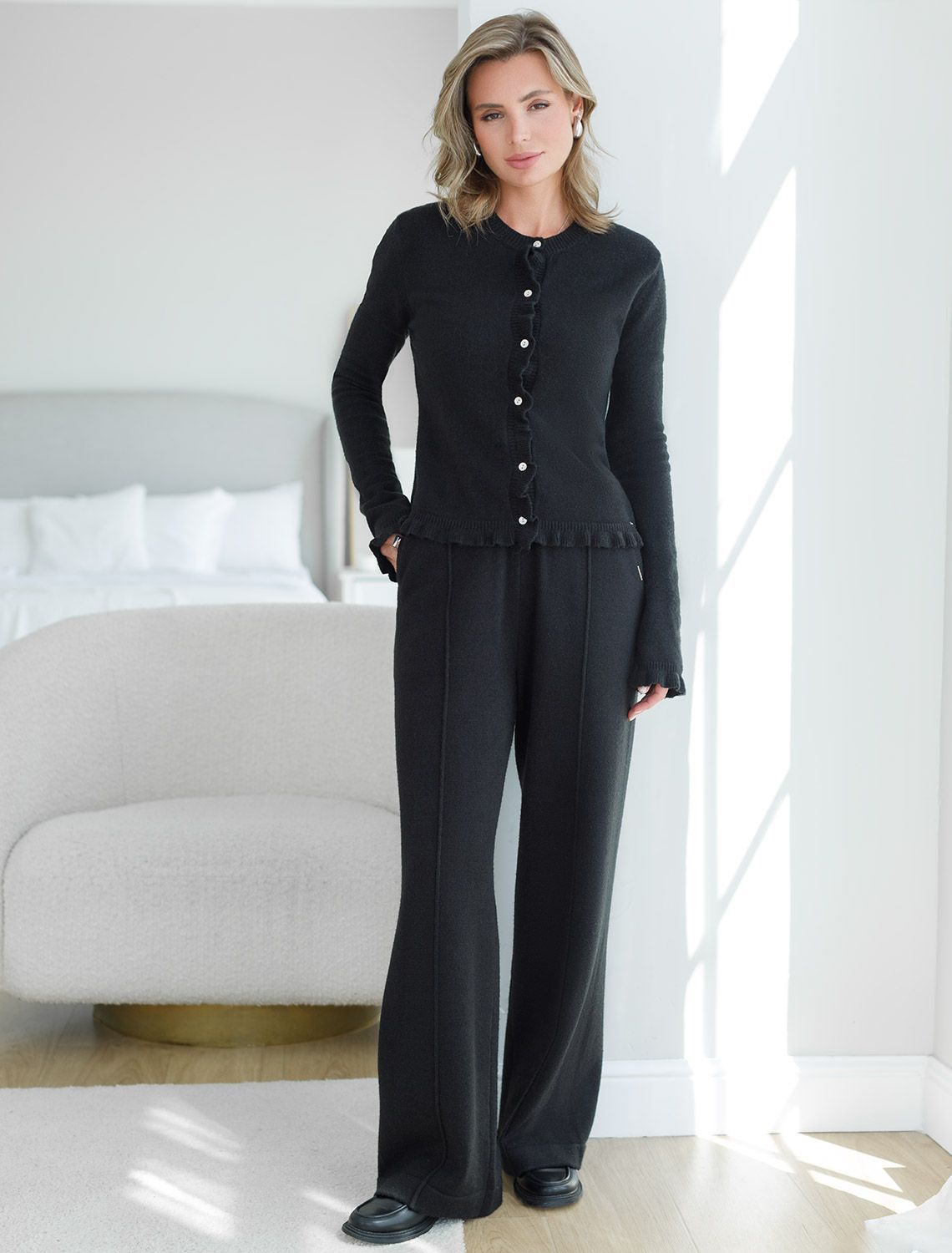 картинка Кардиган женский черный от магазина Одежда+