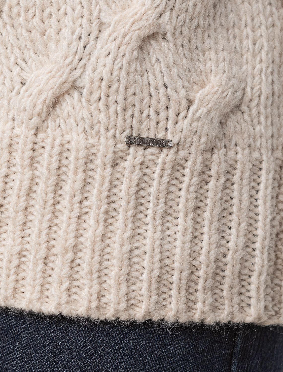 картинка Джемпер женский овсяный меланж магазин Одежда+ являющийся официальным дистрибьютором в России 