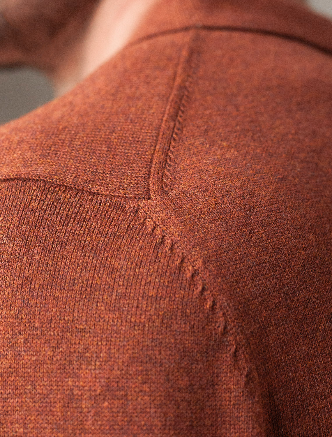картинка Джемпер мужской терракотовый меланж от магазина Одежда+