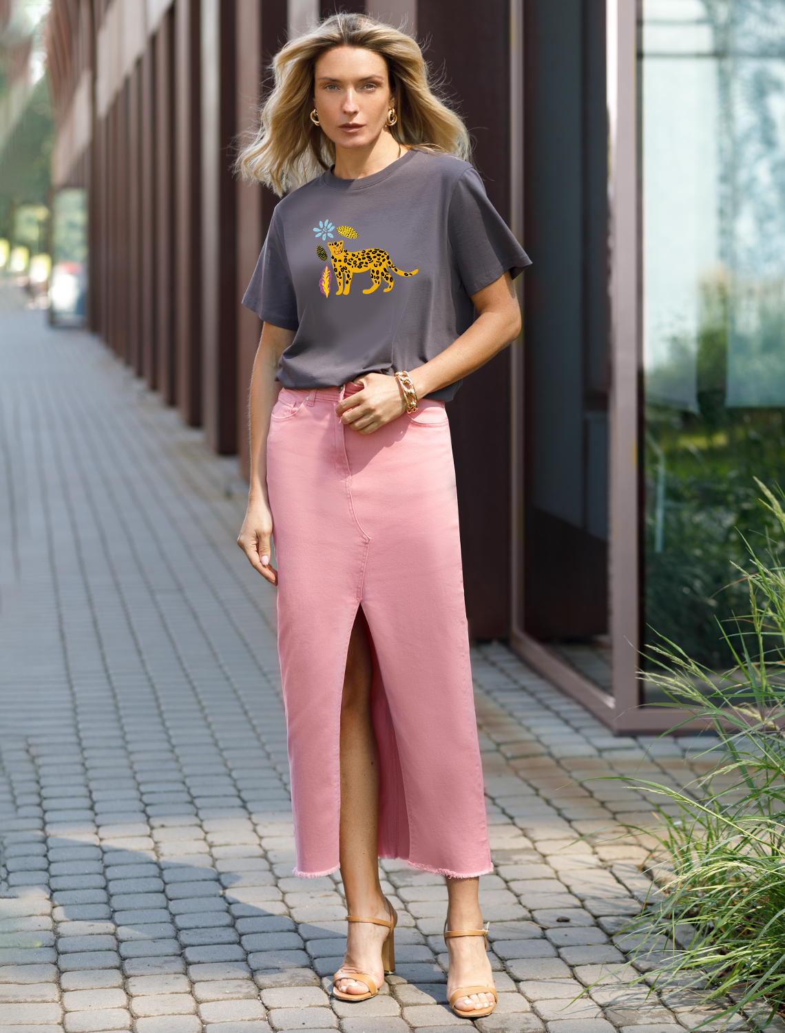 картинка Юбка женская розовое облако от магазина Одежда+