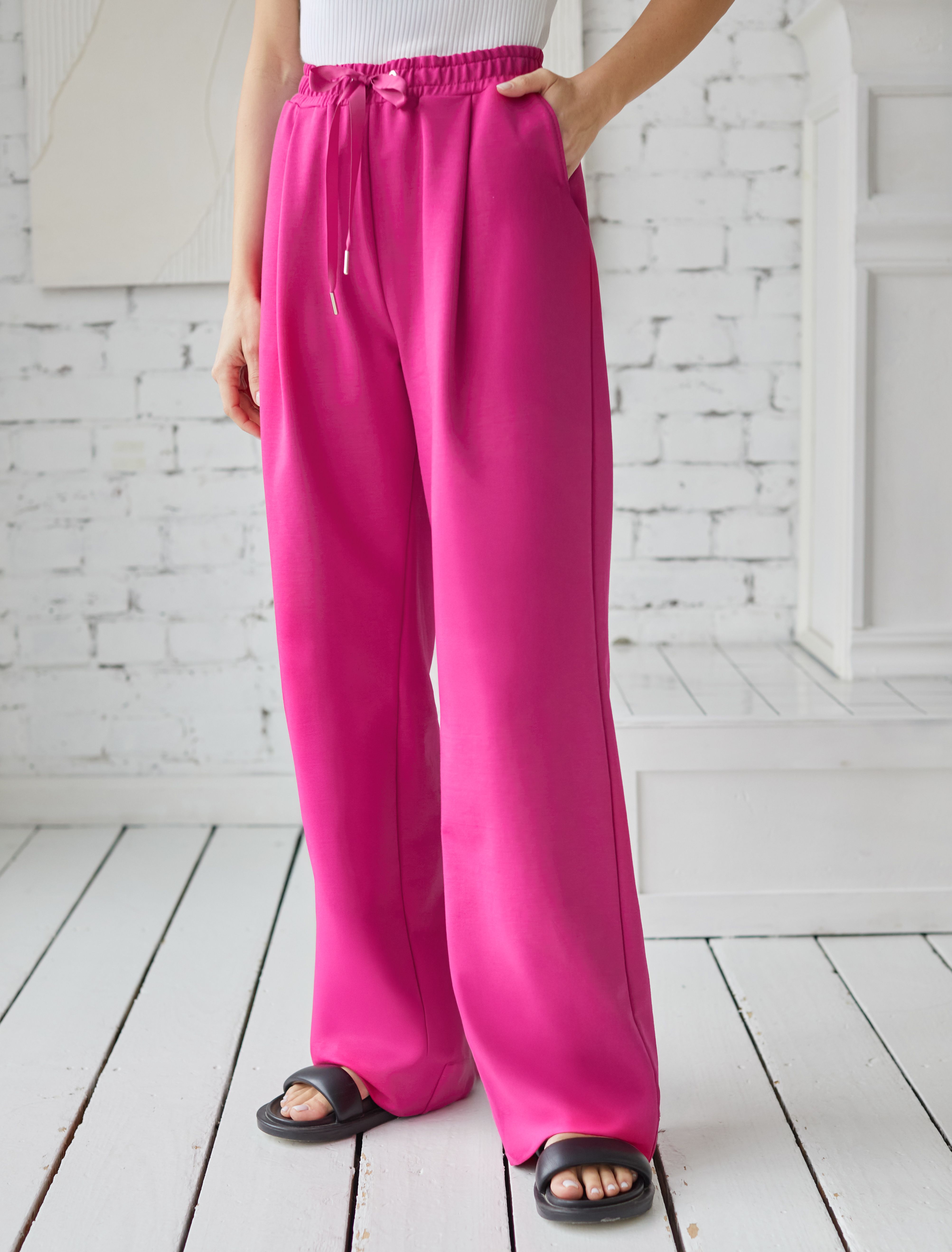 картинка Брюки женские фуксия от магазина Одежда+