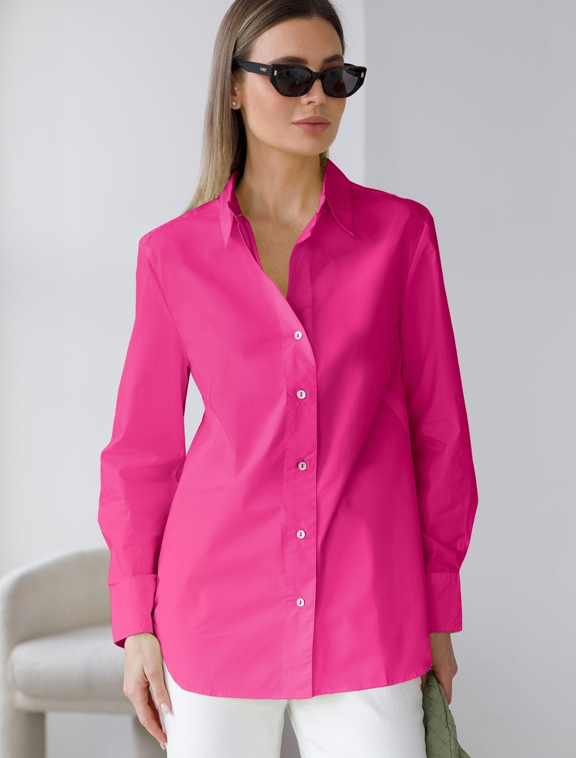 картинка Блузка женская фуксия от магазина Одежда+