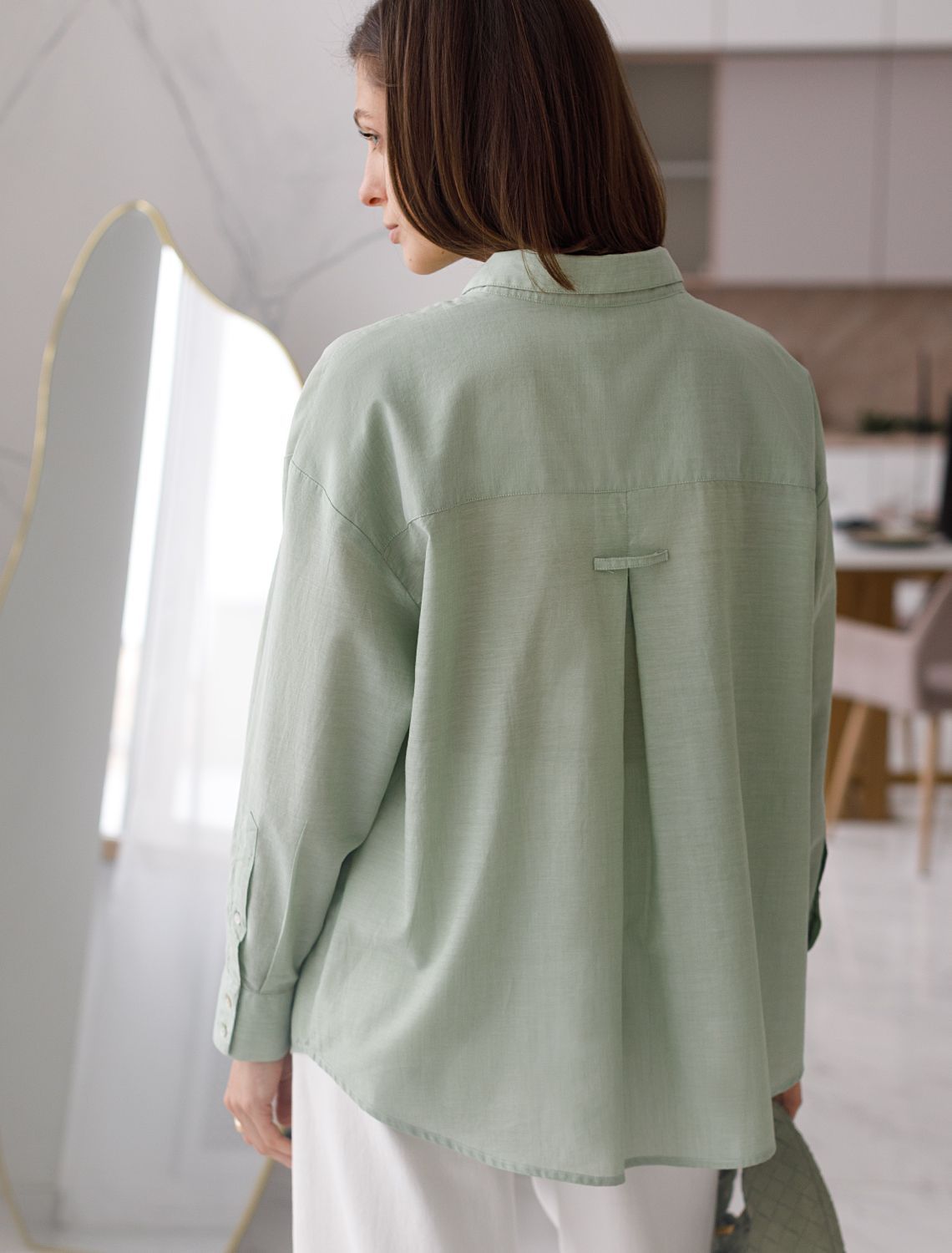 картинка Блузка женская светло-оливковый от магазина Одежда+