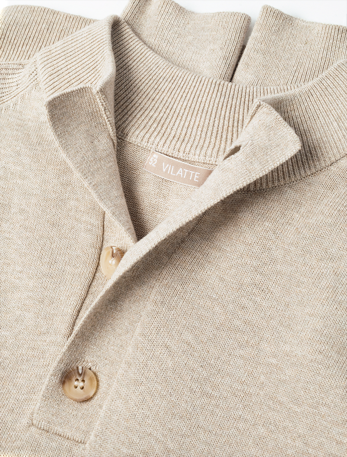 картинка Джемпер мужской св.бежевый меланж магазин Одежда+ являющийся официальным дистрибьютором в России 