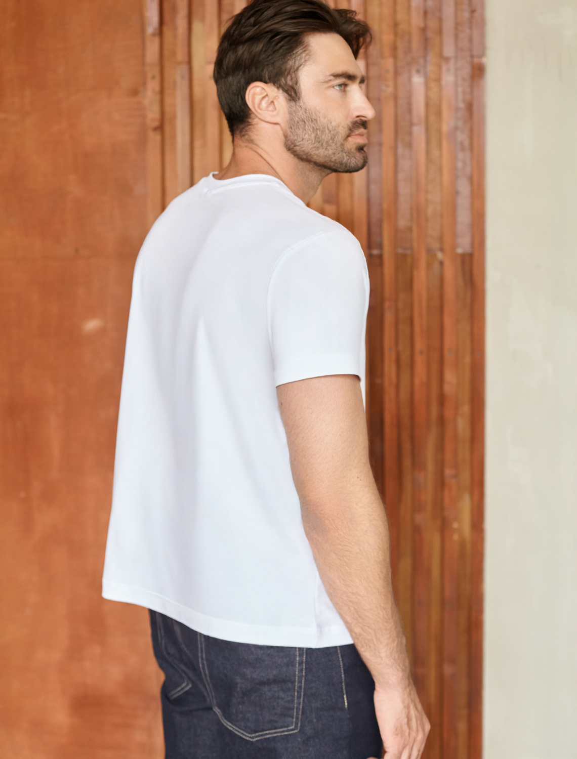 картинка Футболка мужская белый_ocean от магазина Одежда+