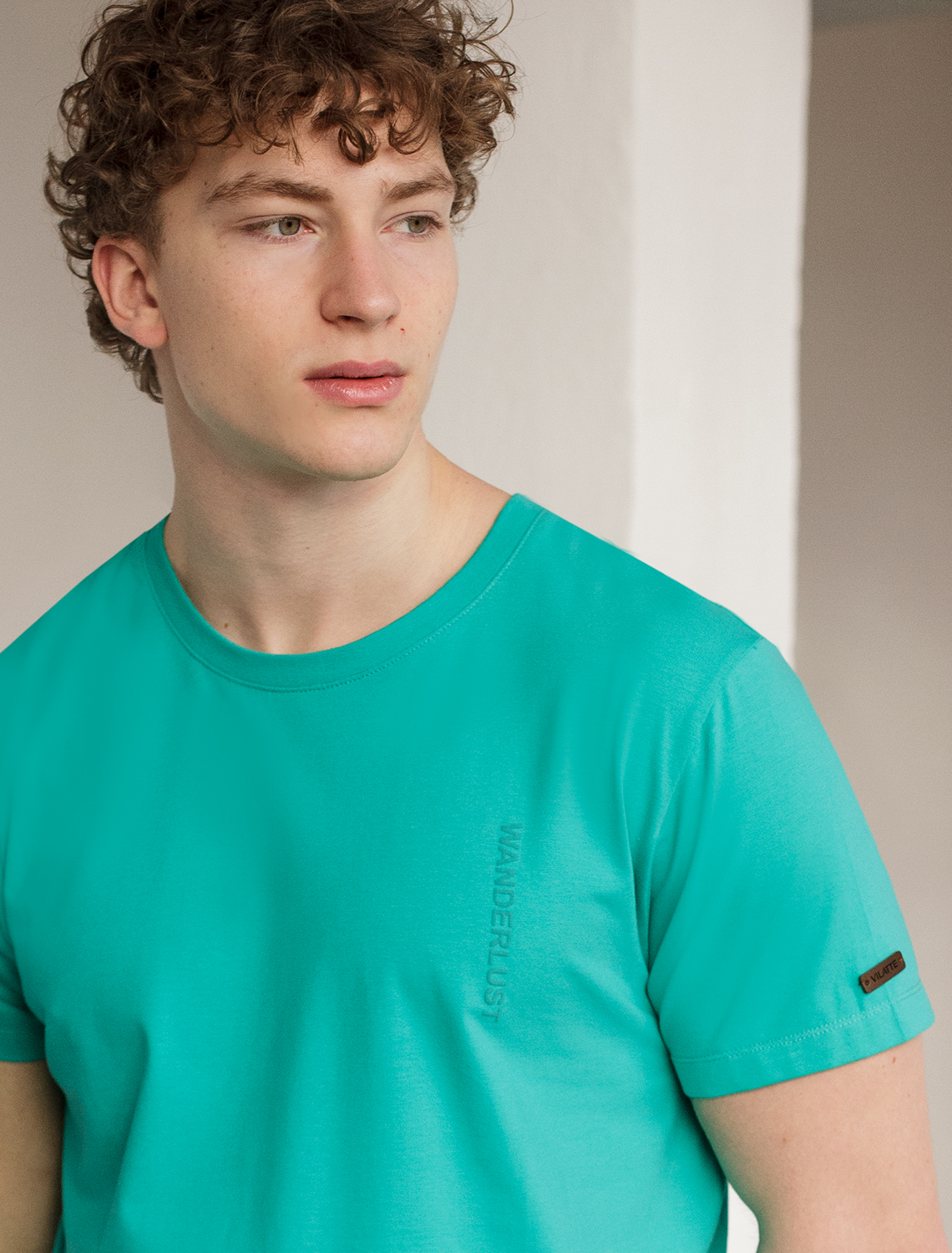 картинка Футболка мужская бирюзовый_wanderlust от магазина Одежда+