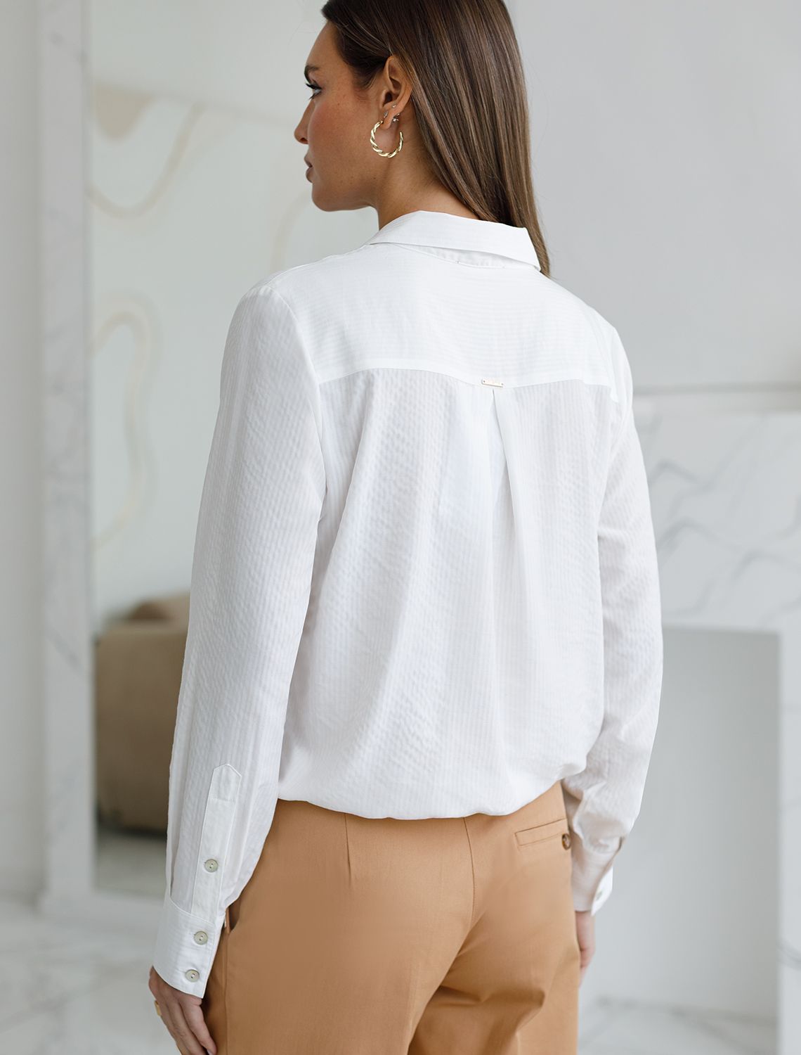 картинка Блузка женская белый от магазина Одежда+