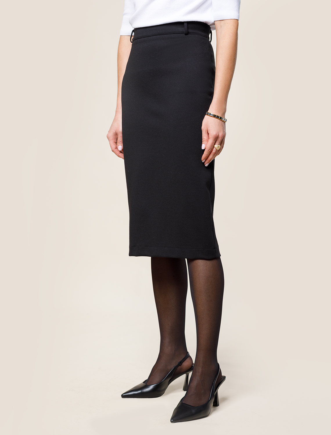 картинка Юбка женская черный магазин Одежда+ являющийся официальным дистрибьютором в России 