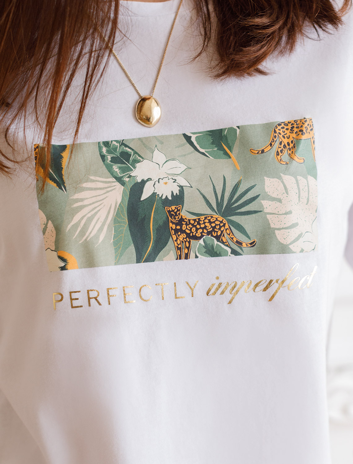 картинка Футболка женская белый_perfectly_imperfect магазин Одежда+ являющийся официальным дистрибьютором в России 