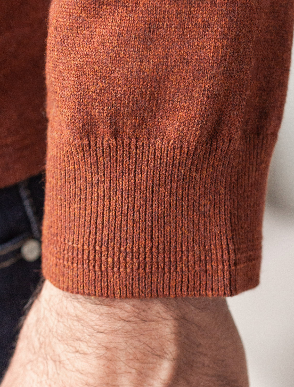 картинка Джемпер мужской терракотовый меланж от магазина Одежда+