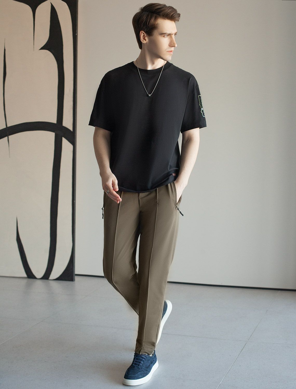 картинка Брюки мужские хаки от магазина Одежда+