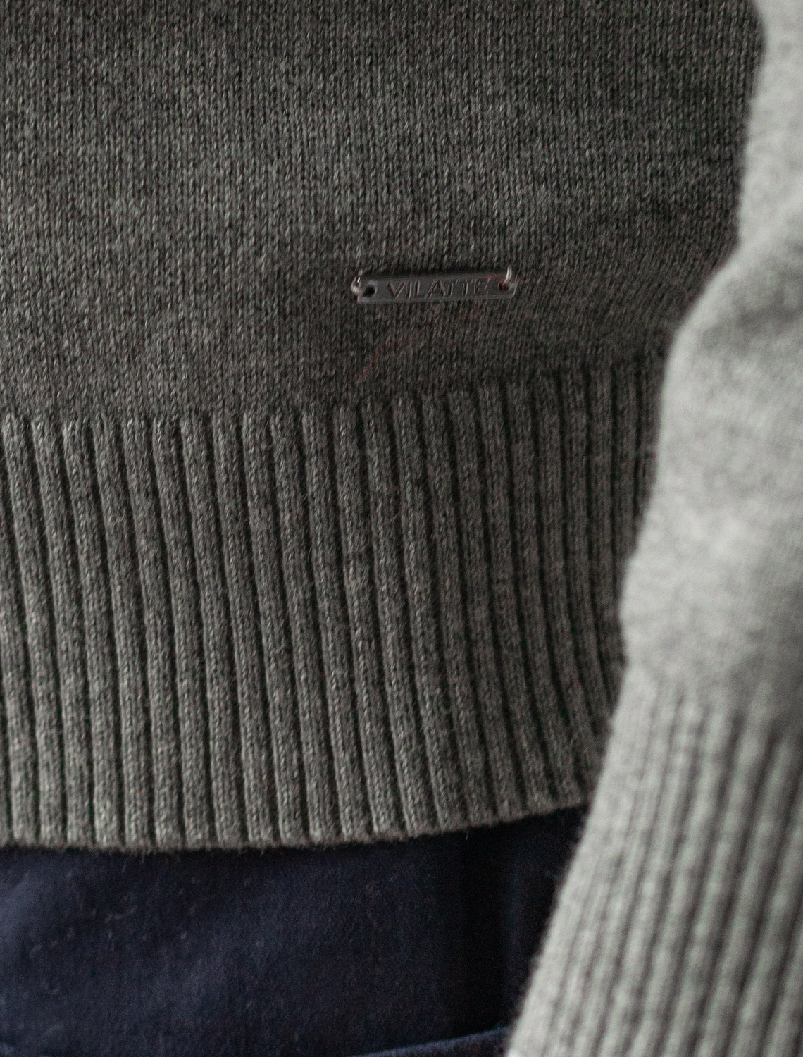 картинка Кардиган мужской серый меланж от магазина Одежда+