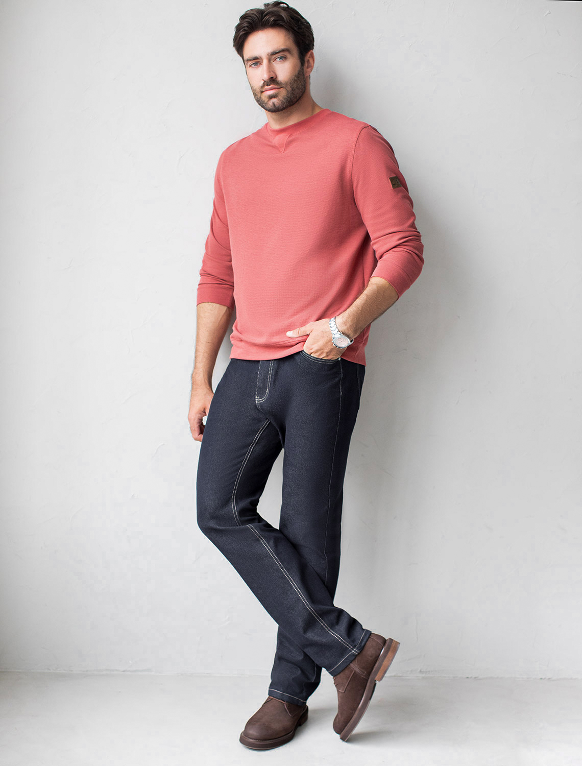 картинка Джинсы мужские темно-синий от магазина Одежда+