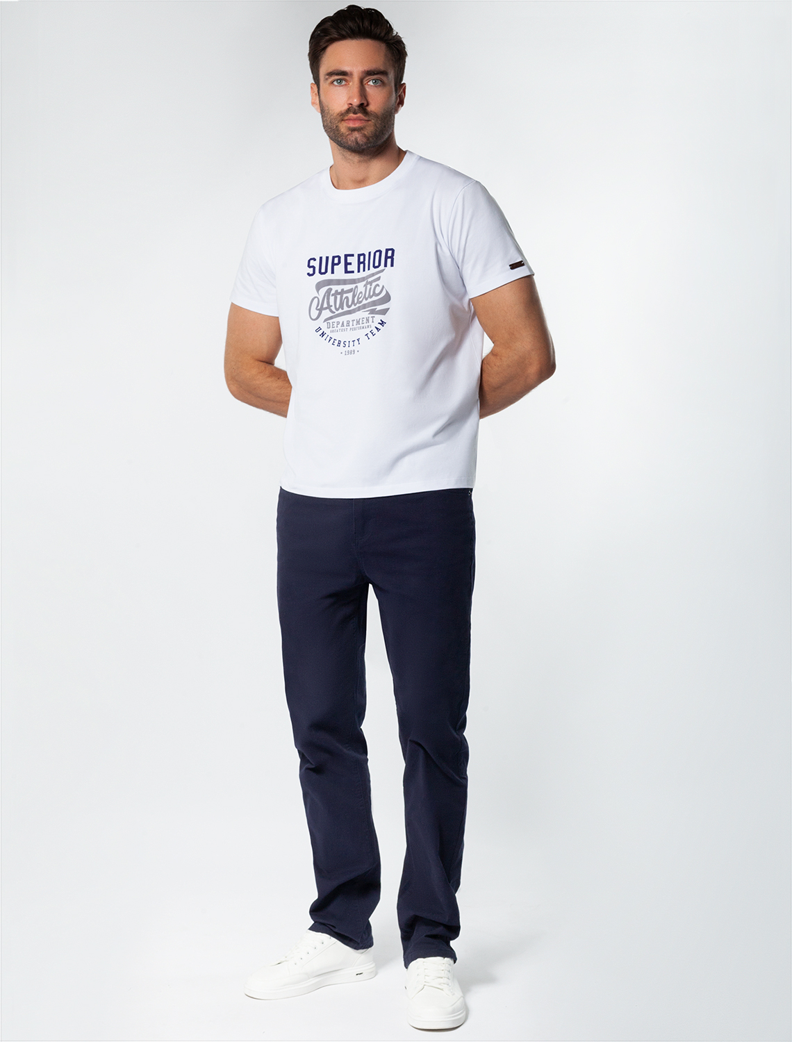 картинка Брюки мужские синий от магазина Одежда+