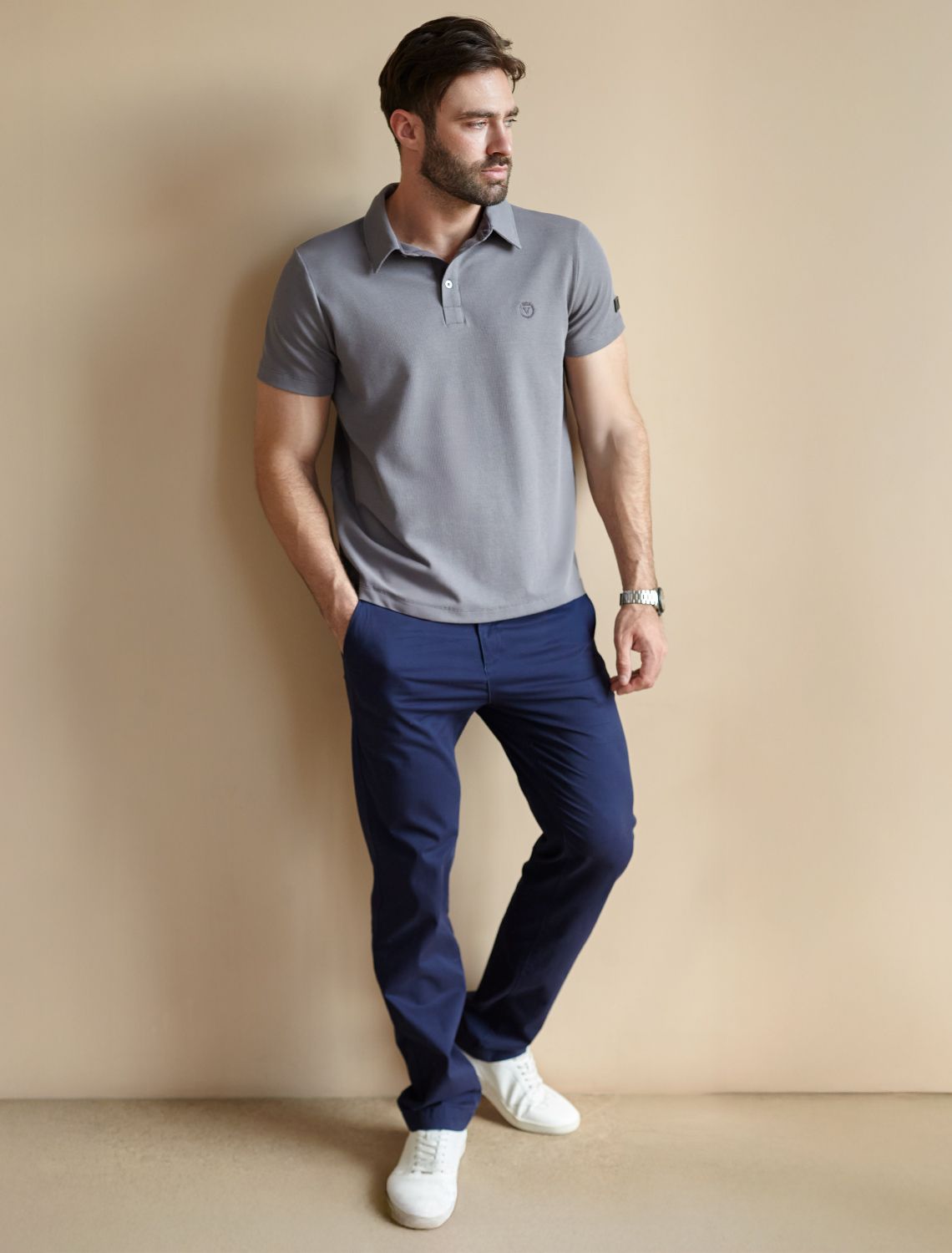 картинка Футболка мужская серый от магазина Одежда+