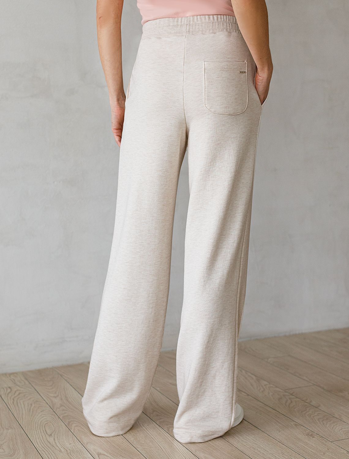 картинка Брюки женские бежевый меланж от магазина Одежда+