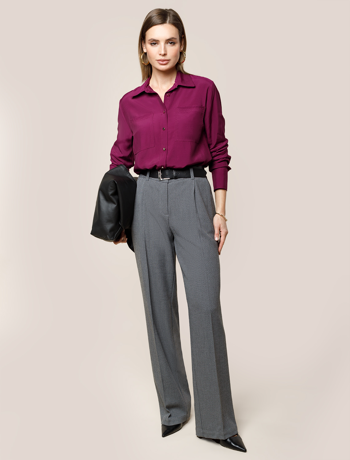 картинка Брюки женские серый от магазина Одежда+