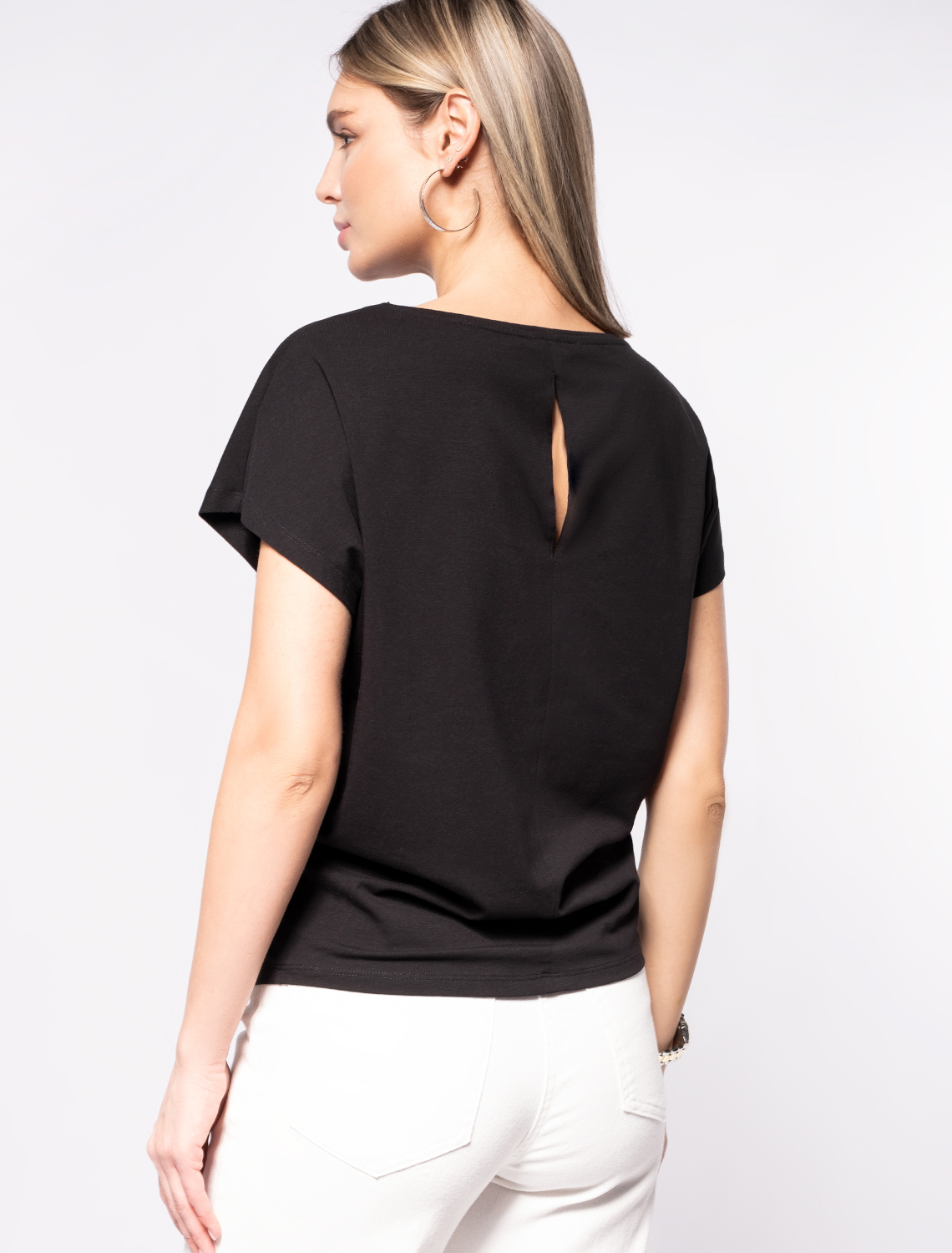 картинка Футболка женская черный_коралл от магазина Одежда+