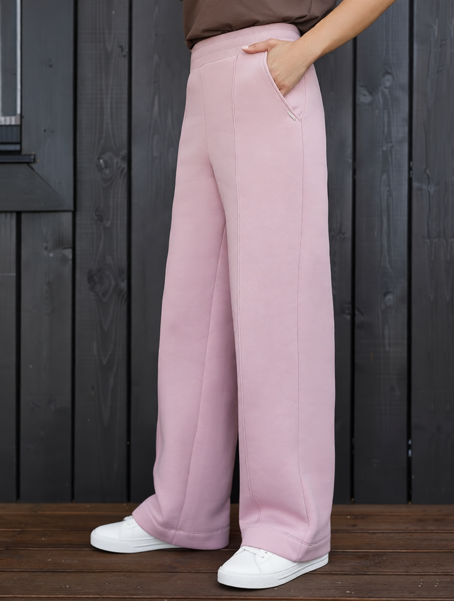 картинка Брюки женские пыльно-розовый от магазина Одежда+