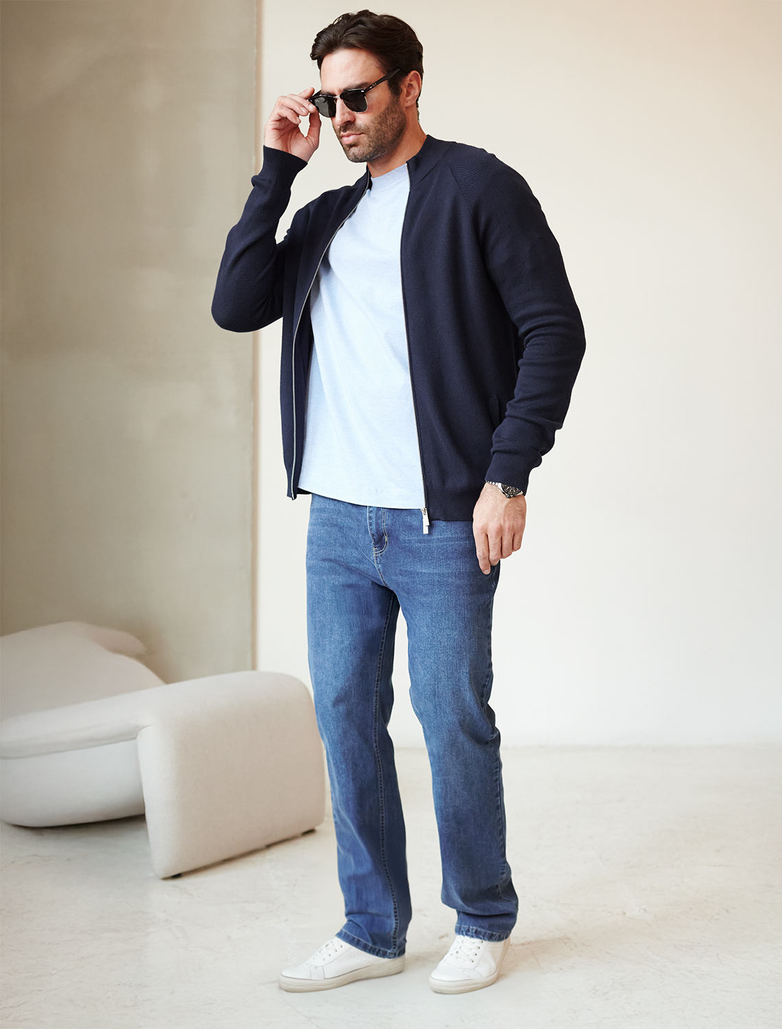 картинка Джинсы мужские синий от магазина Одежда+