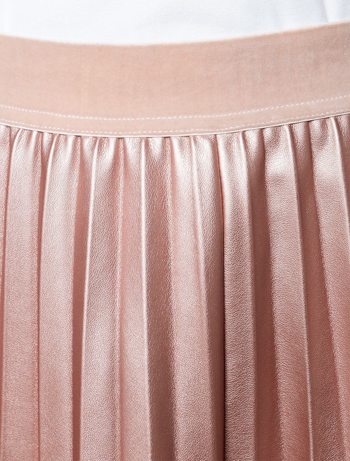 картинка Юбка женская пудровый металлик магазин Одежда+ являющийся официальным дистрибьютором в России 