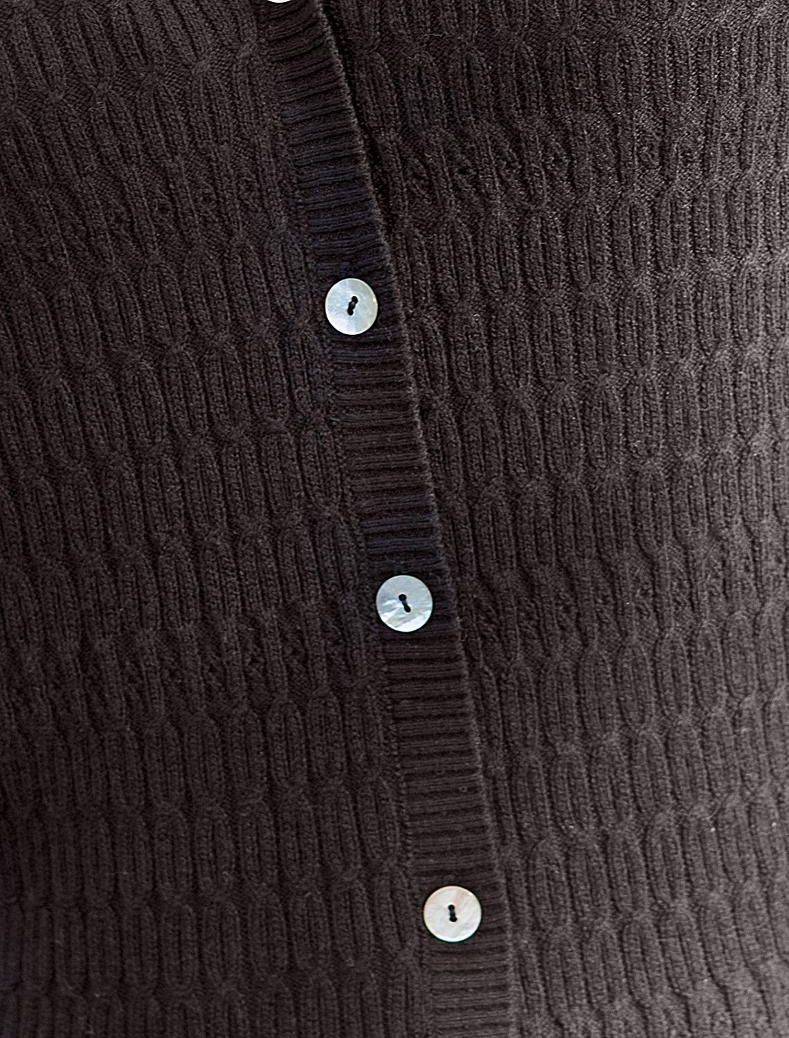 картинка Кардиган женский черный магазин Одежда+ являющийся официальным дистрибьютором в России 