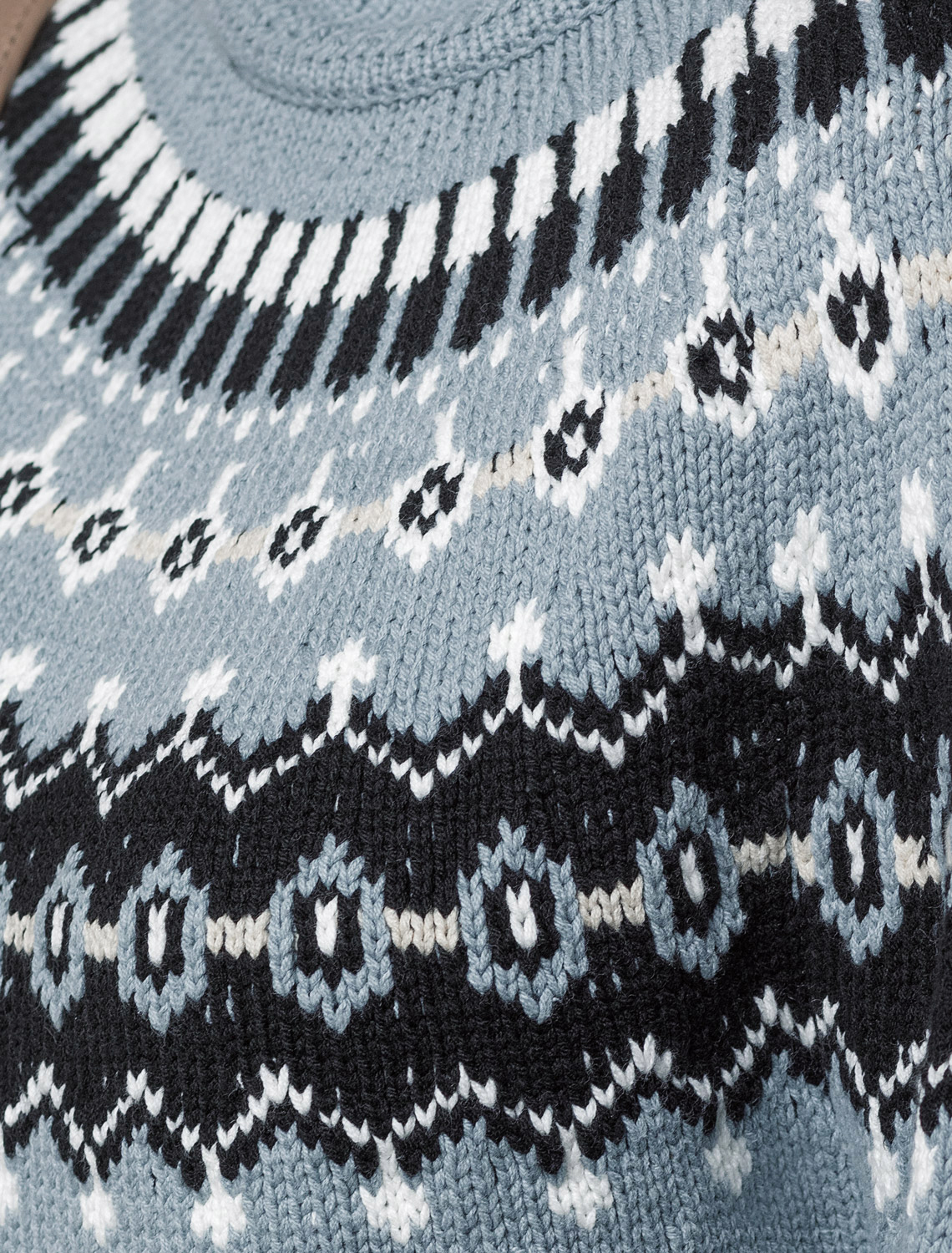 картинка Джемпер женский серо-голубой магазин Одежда+ являющийся официальным дистрибьютором в России 