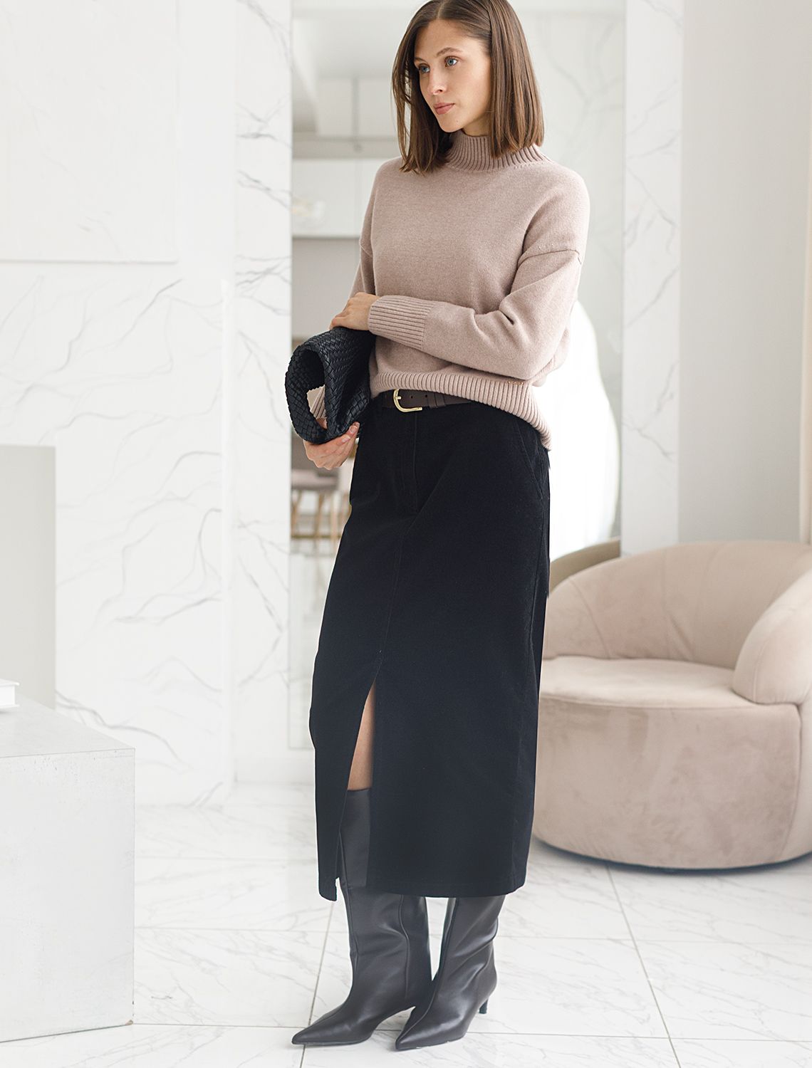 картинка Свитер женский макиато меланж от магазина Одежда+