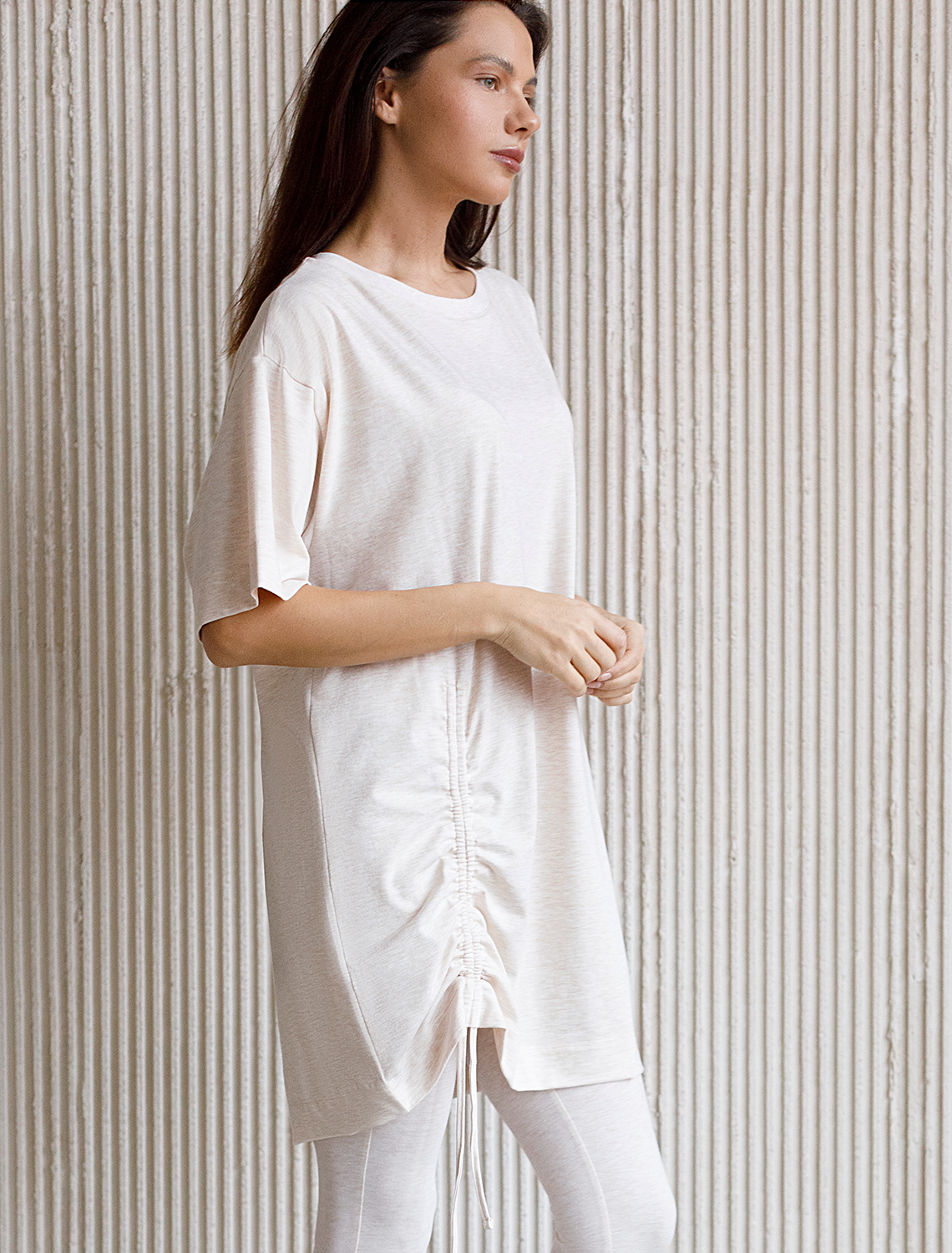 картинка Платье женское бежевый меланж от магазина Одежда+