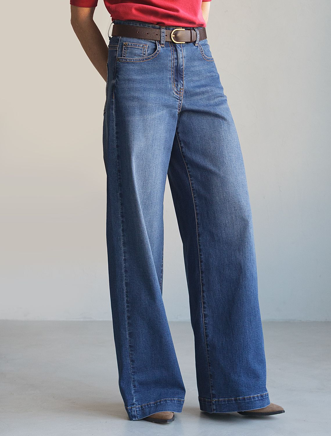 картинка Джинсы женские синий магазин Одежда+ являющийся официальным дистрибьютором в России 