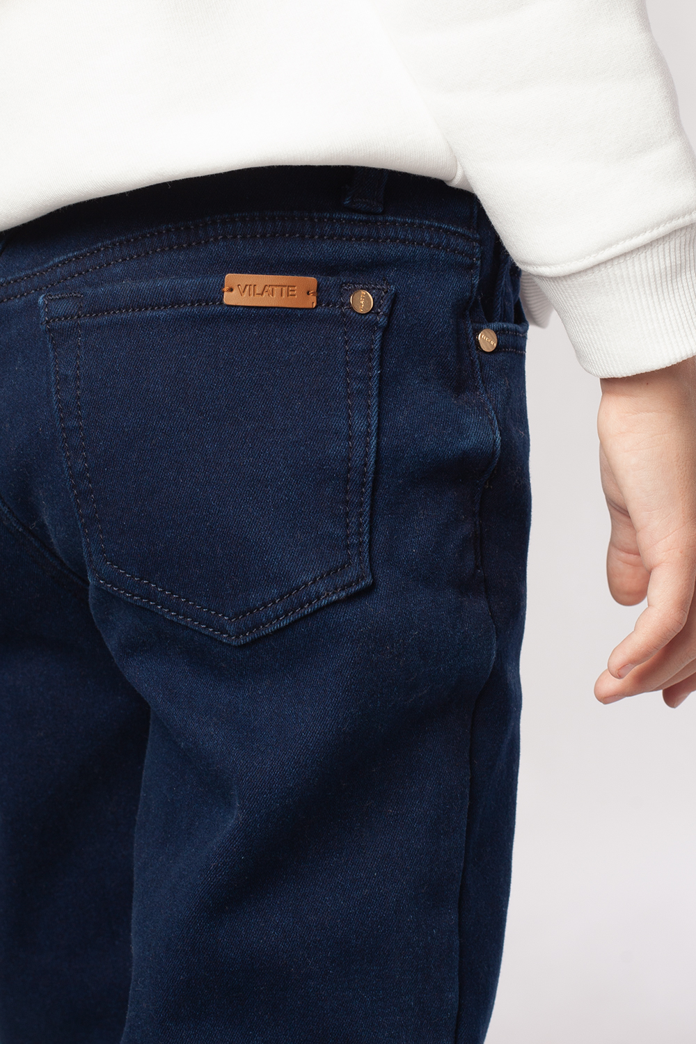 картинка Джинсы для девочки темно-синий от магазина Одежда+