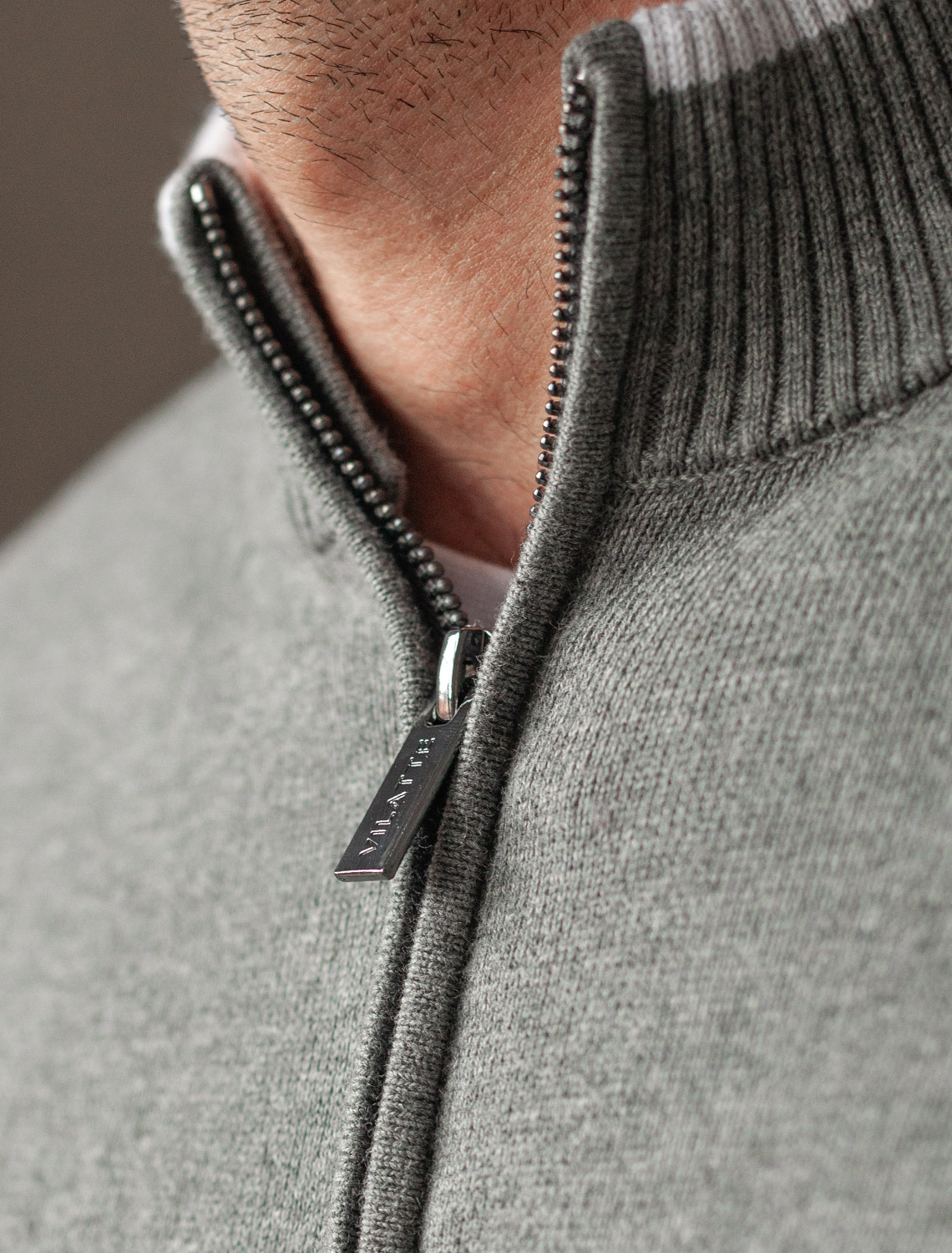 картинка Кардиган мужской серый меланж от магазина Одежда+