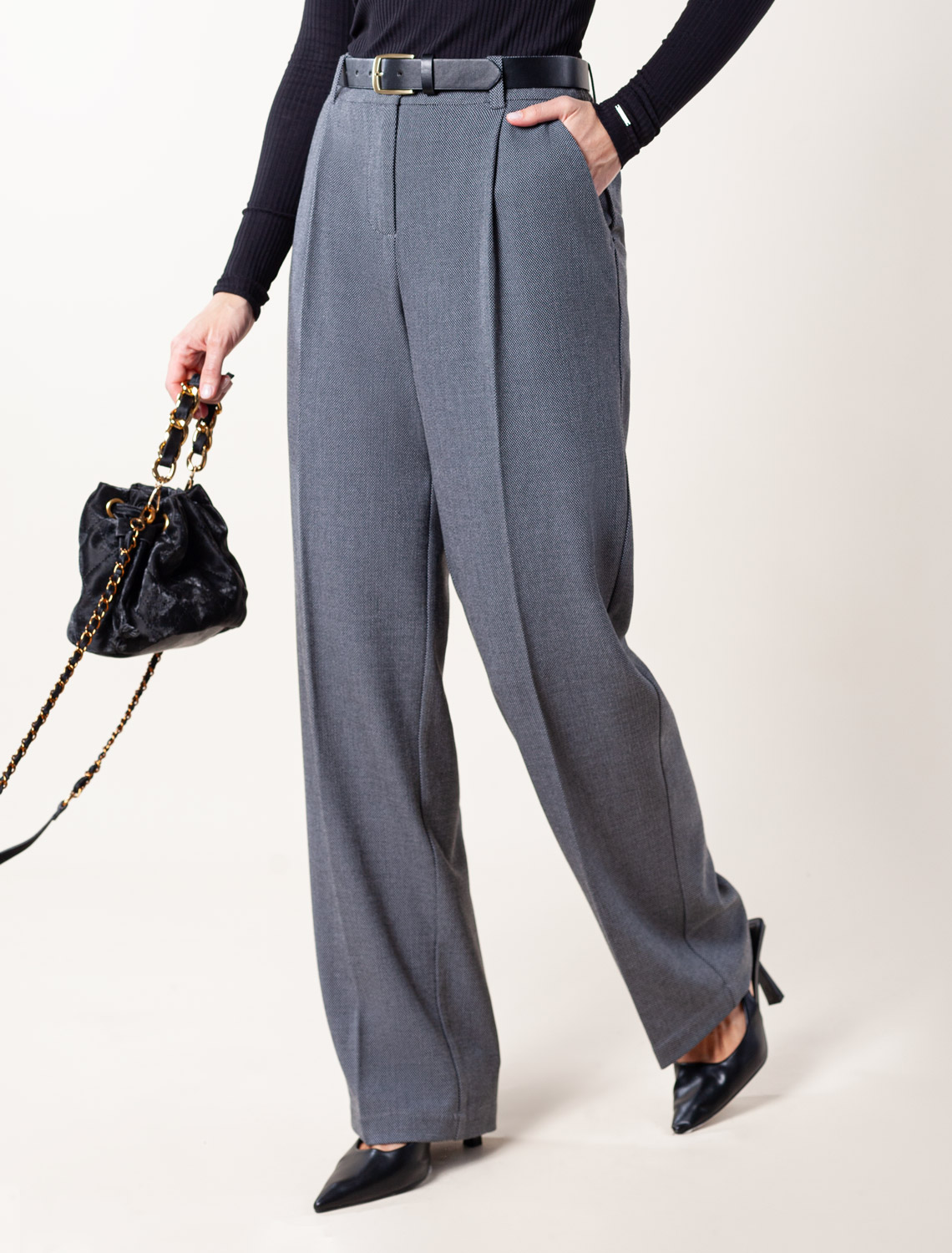 картинка Брюки женские серый от магазина Одежда+