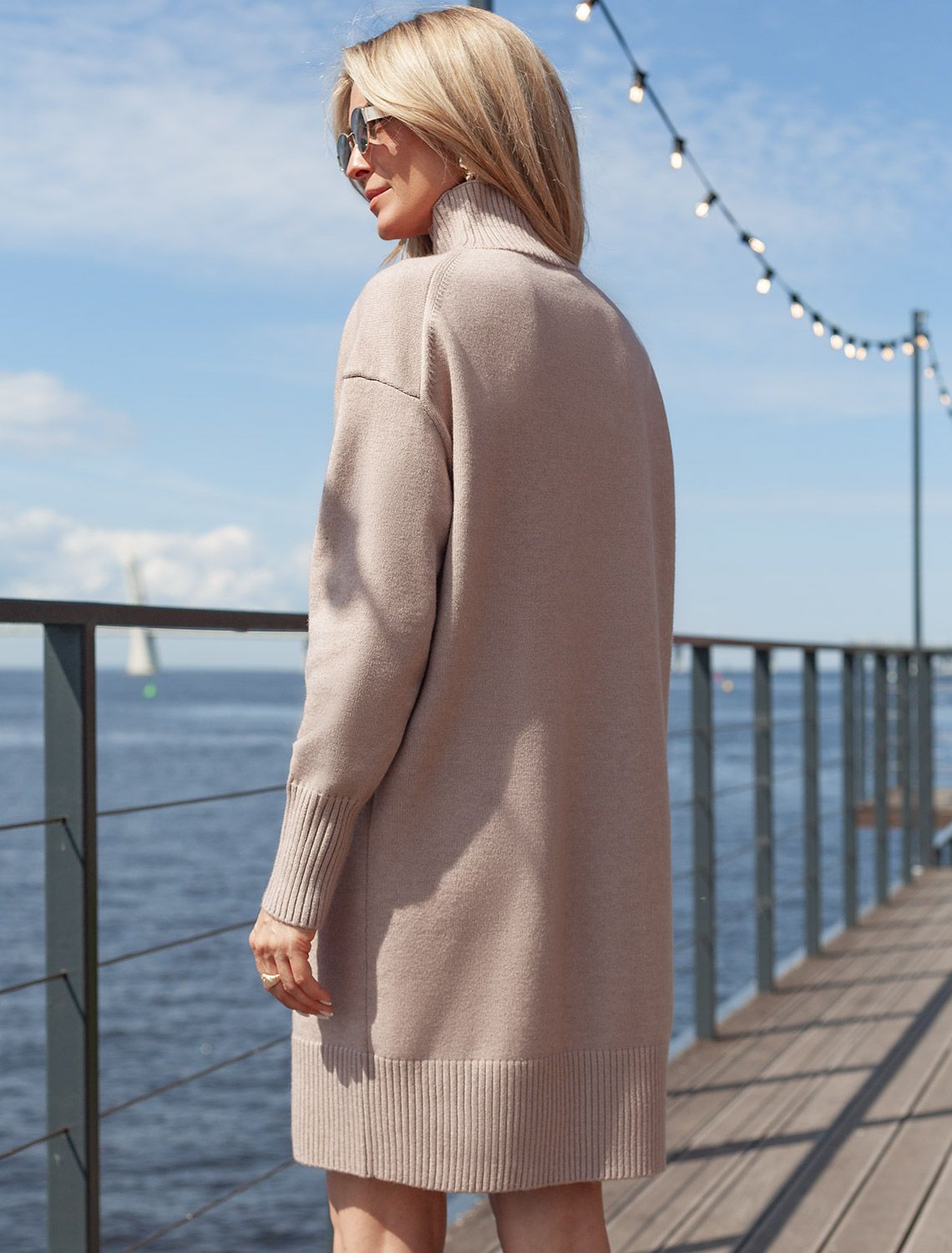 картинка Платье вязаное женское макиато меланж от магазина Одежда+
