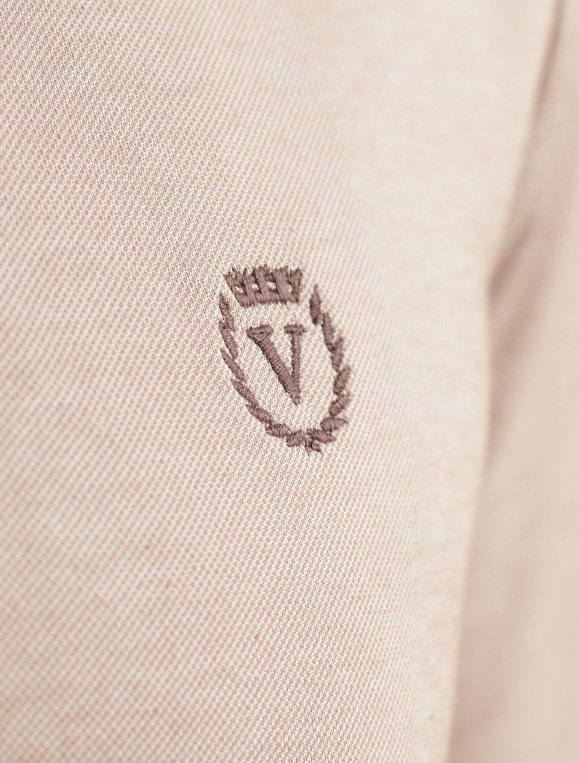 картинка Джемпер мужской т.бежевый меланж магазин Одежда+ являющийся официальным дистрибьютором в России 